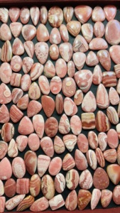 Trimurti Gems AAA+ Premium Natural Pink Rhodochrosite Cabochon | <b>Top</b> Grade <b>Crystal</b> Gemstone | Custom Size Polished Loose Stone | - Product Image 5