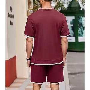 Conjunto Deportivo de Verano para Hombre, Tallas Grandes, Personalizado, Transpirable, Ligero, de Algodón, Secado Rápido, con Logotipo Personalizado - Product Image 5