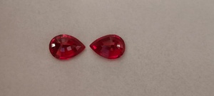 Pierres précieuses en rubis rouge taillées en ovale, polies, en vrac, fabriquées à la main par des designers, pour la création de bijoux fins et tendance. - Product Image 3