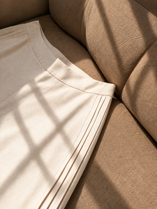 Pantalones Palazzo Elegantes de Oficina para Mujer, de Cintura Alta y Pierna Ancha con Paneles Laterales Plisados, ODM OEM, VESPER - Product Image 6