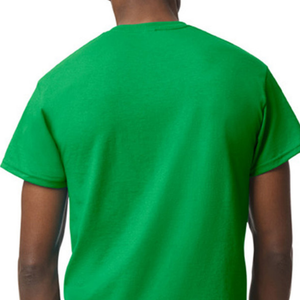 เสื้อยืดผู้ชายสีเขียวไอริชสำหรับผู้ใหญ่ ผ้าฝ้ายพรีเมียม คอกลม แขนสั้น สไตล์ลำลอง เสื้อเปล่าสำหรับสกรีนโลโก้ สำหรับขายส่งเสื้อผ้า - Product Image 4