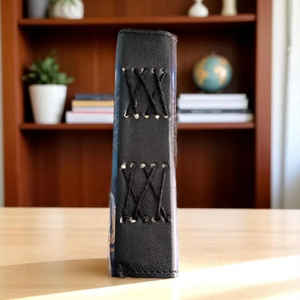 Diario Grimoire de Cuero Genuino con Encuadernación Térmica, Árbol de la Vida, Luna, Unicornio, Libro de Hechizos de las Sombras, Regalo - Product Image 3