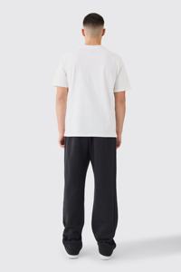 Mens <b>White</b> Oversized T Shirt Cotton Short Sleeve Loose Fit Casual Streetwear <b>Plain</b> <b>Tee</b> Worsted Eco-Friendly Quick Dry - Product Image 2