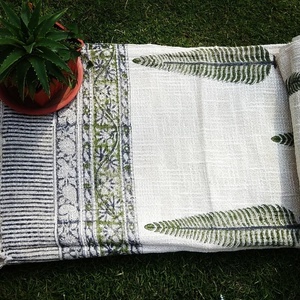 Manta de Algodón de Lujo Ecológica al por Mayor con Estampado a Mano, Tejido Súper Suave y Cálido para Todas las Estaciones, Ideal para el Hogar y la Sala de Estar - Product Image 3