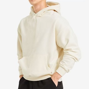 Sweat-shirts à capuche pour hommes en coton 100% avec logo personnalisé, ensemble de vêtements en molleton, sweat-shirt oversize uni, pull unisexe, sweat-shirts pour hommes - Product Image 4