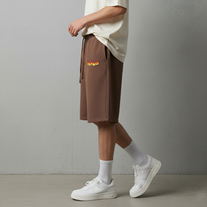Pantalones Cortos Cargo para Hombre, Cómodos, de Color Sólido, Ecológicos, de Lona, con Cintura Elástica, Transpirables, de Secado Rápido, Estilo Urbano, para Verano - Product Image 6