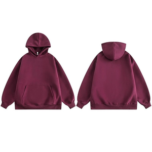 Ventes en gros de sweats à capuche unisexes de luxe surdimensionnés, grande taille pour hommes, tricotés, écologiques, 240g, respirants, logo personnalisé, haute qualité - Product Image 2