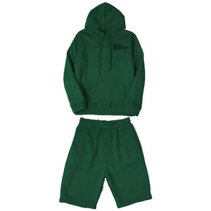 ชุดฮู้ดดี้และกางเกงขาสั้นลำลองสำหรับฤดูร้อน Urban Comfort ผ้าฝ้าย 100% เนื้อผ้านุ่ม สวมใส่สบาย ทรงหลวม ดีไซน์ทันสมัย - Product Image 1