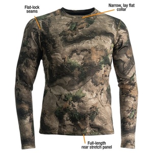 เสื้อเชิ้ตแขนยาวลายพรางสำหรับผู้ชาย ระบายเหงื่อได้ดี ผลิตจากโพลีเอสเตอร์ 100% เหมาะสำหรับใส่ในฤดูใบไม้ร่วง - Product Image 4