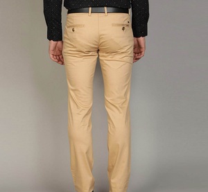 กางเกงชิโน่ผู้ชายสำหรับใส่ทำงานหรือลำลอง ผลิตจากผ้าฝ้าย 100% ขายส่ง รับผลิตตามแบบ OEM - Product Image 3