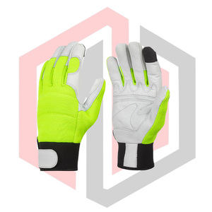 Gants de travail mécaniques en matériau personnalisé, paume durable anti-coupure, antidérapante, anti-vibration, anti-statique, poignet tricoté, 11 oz, 26 cm - Product Image 1