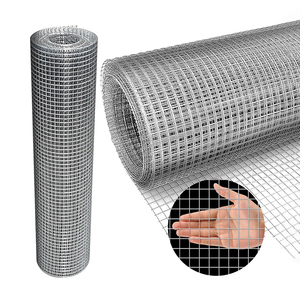 <span class=keywords><strong>Grillage</strong></span> soudé en fer à faible teneur en carbone galvanisé Hebei, mailles carrées <span class=keywords><strong>de</strong></span> 1/2"x1/2", 30m par <span class=keywords><strong>rouleau</strong></span>, pour cages à oiseaux - Product Image 1