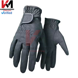 Gants d'équitation de luxe en cuir véritable, gants d'équitation professionnels pour hommes et femmes cavaliers - Product Image 2