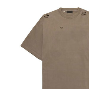 T-shirt Homme Col Rond Manches Courtes 100% Coton Respirant Écologique Doux Personnalisable Coupe Oversize – Fabrication Usine - Product Image 3