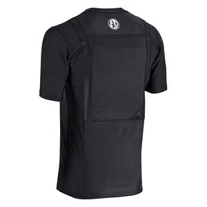 T-shirt léger et formel avec protection corporelle discrète, en tissu respirant, antimicrobien et anti-humidité, polyester et élasthanne - Product Image 5