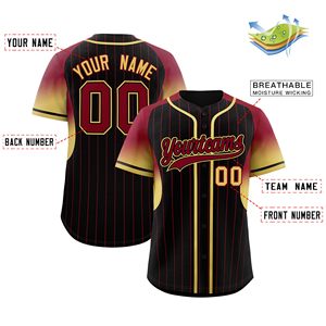 Custom Made Plus Size Summer Baseball Jersey Wholesale Blank Sublimation Printed Team Jerseys Cotton/Polyester Breathable Quick - Product Image 2