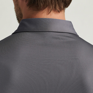 Camiseta Polo Premium Color Gris Carbón para Hombre 2026 |   Camiseta Deportiva de Poliéster que Absorbe la Humedad |   Tee de Golf Deportivo Personalizado con Logotipo al por Mayor - Product Image 3