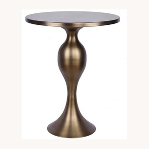 Table d'appoint contemporaine en métal, élégante, personnalisée, mobilier haut de gamme pour la maison, nouveau design, fabricant - Product Image 2