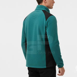 Veste Sherpa décontractée moderne pour homme, matière en peluche, coupe confortable, idéale pour les voyages d'hiver et les activités de plein air - Product Image 6