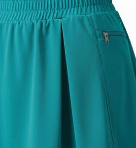 Vestido de Pickleball de Nylon Ajustado de Manga Larga Anti-UV para Mujer, con Media Cremallera, Cintura Alta, Pantalones Cortos 2 en 1, Falda con Bolsillos, Ecológico - Product Image 5