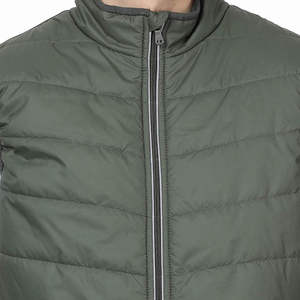 Men's Lightweight Windproof Quilted Puffer Vest Customizable Logo Design Autumn Warm Casual Outer Wear Style 100% Polyester - Product Image 6