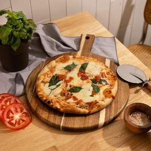 Planche à découper en bois d'acacia et plateau de service décoratif en bois pour viande, fromage, légumes, pain et charcuterie - Product Image 2