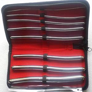 ชุดเครื่องมือขยายปากมดลูกเฮการ์แบบสองด้าน ทำจากสแตนเลส จำนวน 8 ชิ้น พร้อมอุปกรณ์ตรวจถุงปัสสาวะ และเครื่องมือผ่าตัด - Product Image 4