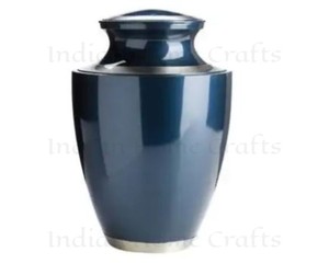Dark Gray Metal Urn Keepsake Cremation Casket Portable <b>Memorial</b> <b>Vase</b> for Remembrance Decor - Product Image 4