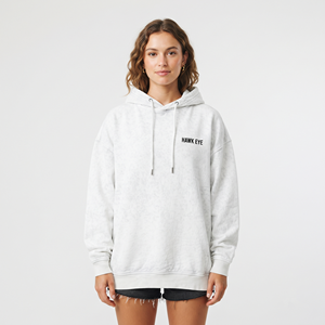 Women's Vintage Acid Wash <b>Hoodie</b> <b>Oversized</b> Solid <b>White</b> Color Hooded Sweatshirt Cotton Fleece Casual Pullover <b>Hoodie</b> - Product Image 1