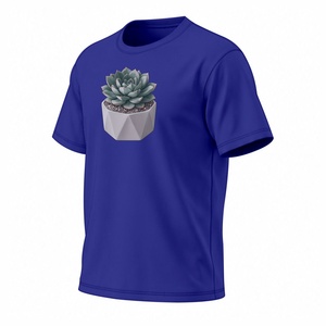 Top Selling Sustainable 2026 Men's Custom Printed Cotton/<b>Polyester</b> <b>T</b>-<b>Shirt</b> Anti Shrink Quick Dry Breathable Short Sleeve Regular - Product Image 2