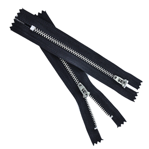 Alta Calidad 4 #   Cremallera de Acero Inoxidable, Cremallera Metálica de Longitud Personalizada - Product Image 2