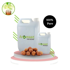 AROMAAZ Huile de noisette pure naturelle pressée à froid 100% - Excellente pour l'alimentation, les cosmétiques, la pharmacie, les soins des cheveux et de la peau, anti-âge - Product Image 1