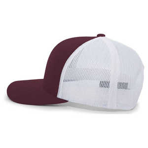 Casquette de baseball trucker pour homme, 5 panneaux, maille, haute qualité, ajustable, avec logo brodé personnalisé - Product Image 5