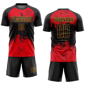 Soccer Uniform Breathable Performance Football Jersey Shorts Set for Adult Club School Professional Teams 100% Polyester All - Product Image 6