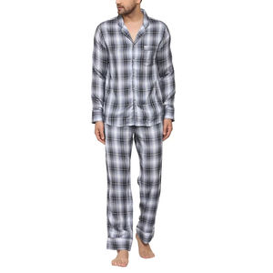 Conjunto de Pijama de Satén para Hombre, 2 Piezas, el Más Vendido y Más Solicitado, Ropa de Dormir Transpirable - Product Image 1