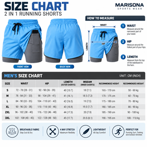 Shorts de course 2 en 1 pour hommes, séchage rapide, shorts de sport et d'entraînement avec doublure de compression et poche pour téléphone, vêtements de sport personnalisés OEM - Product Image 5