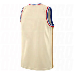 Maillots de basket-ball sur mesure pour hommes, maillot de basket-ball uni, vêtements de sport, polyester respirant, chemises athlétiques unisexes pour l'entraînement - Product Image 6