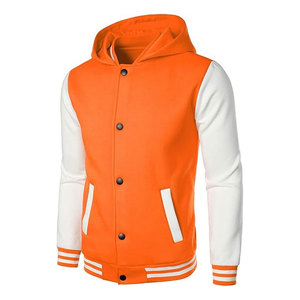 เสื้อแจ็คเก็ตวาร์ซิตี้ลำลองแบบสปอร์ต แฟชั่นเสื้อแจ็คเก็ตเลตเตอร์แมนมีฮู้ด สตรีทแวร์สุดเท่ เสื้อเบสบอลสไตล์วิทยาลัย สวมใส่สบาย - Product Image 2