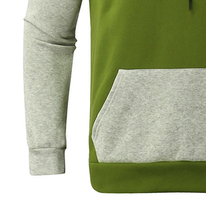 100% Cotton Fleece Breathable Quick Dry 280g Custom Manufacturer Design Casual Solid Autumn Hooded Men's Tracksuit Drawstring - Product Image 5