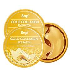 Maschere Contorno Occhi SNP Gold Collagen, 60 Pezzi, Confezione Doppia, Maschera Occhi in Seta con Peptidi, Confezione Scontata - Product Image 1