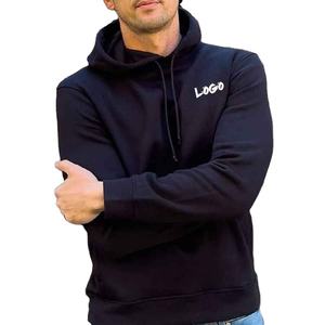 Sweats à capuche 100% coton de qualité supérieure sweat à capuche léger et respirant OEM d'impression de logo sur mesure - Product Image 3