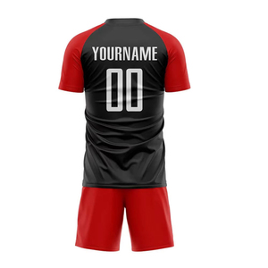 Wholesale Professional Breathable Quick Dry Sublimated Print V-neck Short Sleeve Unisex Soccer Uniforms Oem High Quality Sports - Product Image 5