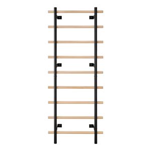 Scala Svedese da Parete per Palestra, Trainer a Sospensione a 9 Livelli, Capacità di Carico 330 libbre, Legno Massello e Acciaio al Carbonio - Product Image 1