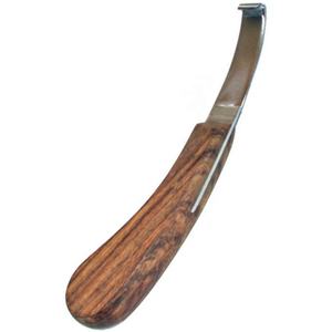 Offre Spéciale couteau à sabot de cheval en acier au carbone de haute qualité avec manche en bois personnalisé un ou Double face pour Instruments vétérinaires - Product Image 1