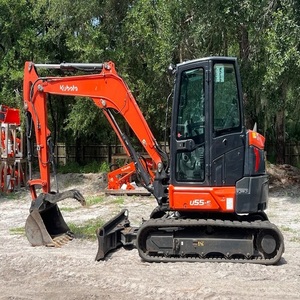 รถขุดขนาดเล็ก KUBOTA U55 U55-5 มือสอง 5 ตัน 6 ตัน สำหรับใช้งานในเมืองและฟาร์ม นำเข้าจากญี่ปุ่นแท้ ได้รับการรับรองมาตรฐาน CE พร้อมเครื่องยนต์ Kubota - Product Image 4