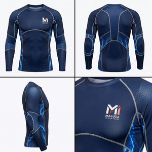 Camiseta de Compresión Titan Shield de Manga Larga para Hombre, para Gimnasio, Entrenamiento, Rendimiento Táctico, Transpirable, de Secado Rápido, Ecológica, MALUZA - Product Image 6