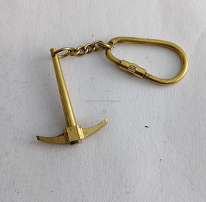 พวงกุญแจทองเหลืองรูป OM แบบดั้งเดิมสำหรับศาสนาฮินดู พร้อมห่วงคล้องกุญแจ สัญลักษณ์ทางจิตวิญญาณ เหมาะสำหรับรถยนต์ จักรยาน บ้าน หรือเป็นของขวัญ - Product Image 5