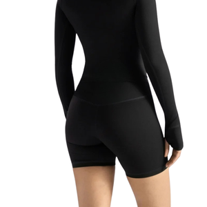 <b>Women</b> High Waist Black <b>Compression</b> <b>Shorts</b> Custom Logo Yoga Fitness Gym Workout Sportswear Stretch Athletic <b>Shorts</b> OEM ODM - Product Image 3