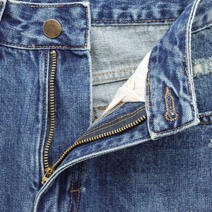 Jean en denim pour homme, coupe droite, taille mi-haute, respirant, léger, séchage rapide, délavage à la pierre, printemps-hiver - Product Image 6