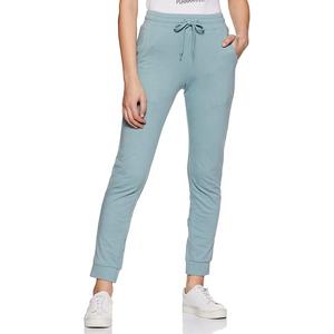 Custom Casual Streetwear for <b>Women</b> Elastic High Waist Pants Trousers Plain Lightweight Cotton <b>Fleece</b> Tight <b>Legging</b> Sweat Pants - Product Image 1